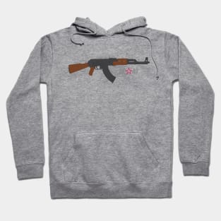 Legendary Kalashnikov assault rifle (AK-47) color version Hoodie